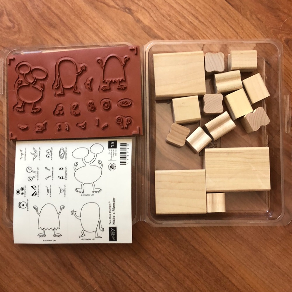 NIP Stampin Up Make a Monster